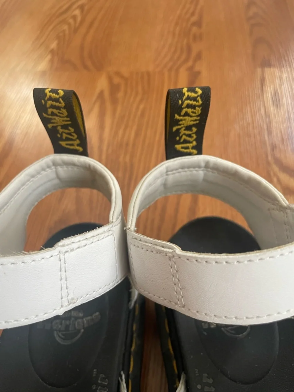 Dr. Martens White Strap Platform Sandals | Chunky Sole | Women’s